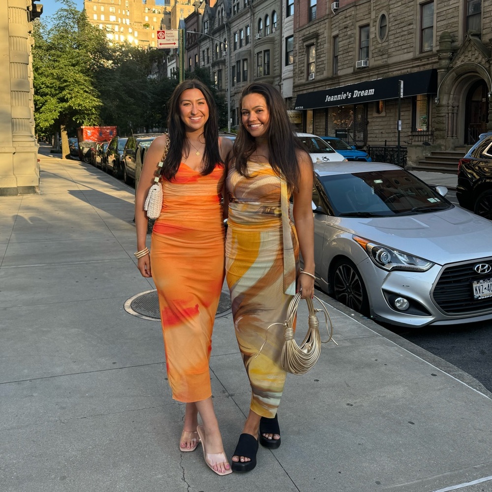 Zara Orange Dress